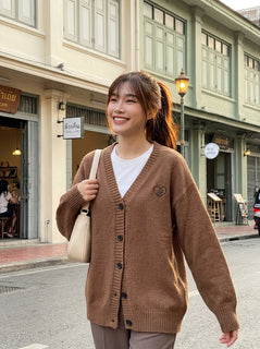 Rich Cocoa Cardigan (สีน้ำตาลโกโก้)